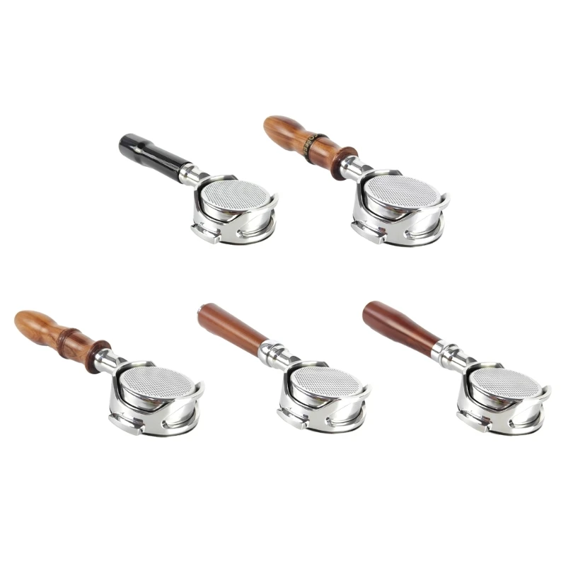 Portafiltro Senza Fondo Da 58 Mm Con Manico In Legno Per Expobar E61 Faema Semrmo Drop Shipping