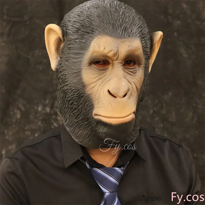 Maschera di scimmia Halloween novità uso speciale spaventoso Gorilla Animal  Full Face Latex divertente carnevale Cosplay uomini adulti travestimento  Costume - AliExpress