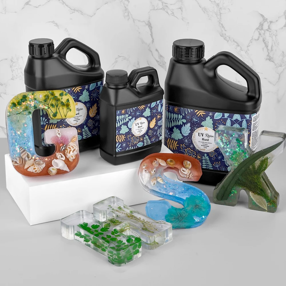 Description Picture 5 of itemBulk UV Resin Crystal Clear Large UV Cure Epoxy Resin Hard Kit Premixed Resina UV Transparent Solar Activated Glue For Jewelry