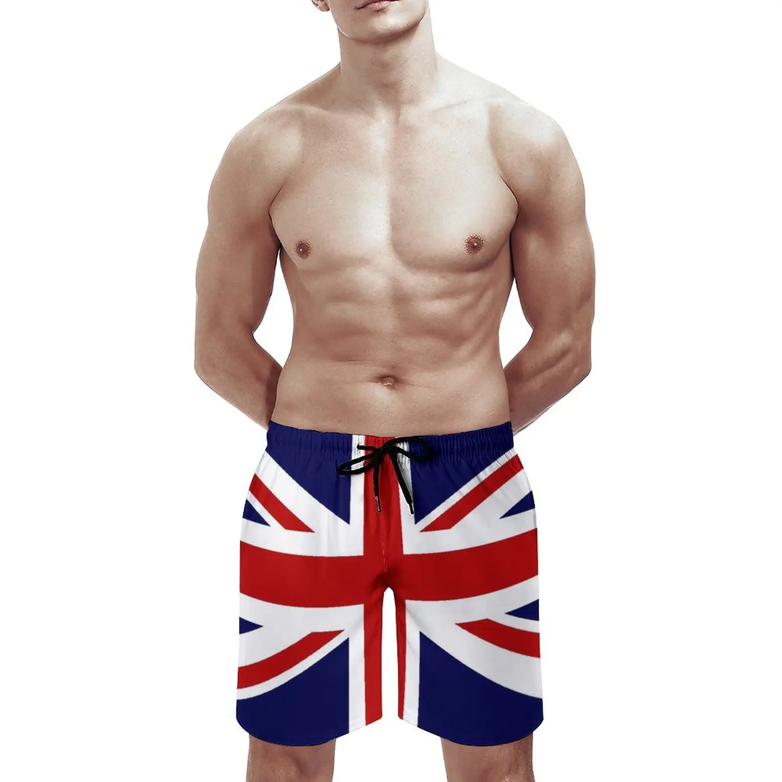 Union Jack Flag Of The Uk New Mens Swim Shorts Quick Dry Beach Board Swimwear Fashion Volley Shorts Union Jack Flag United