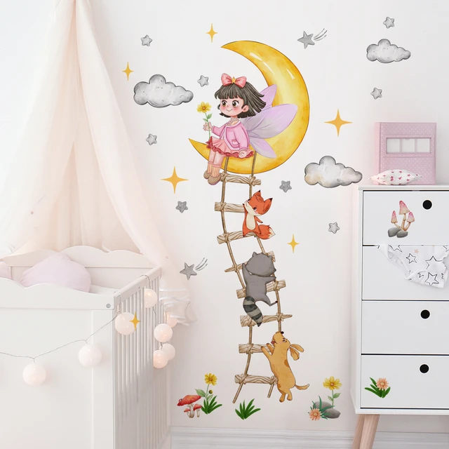 Stickers Muraux BRUP Mignon Dessin Animé Animaux Garçon Sur Larbre  Décalcomanies Forêt Papier Peint Pour Chambre Denfants Bébé Décoration Du  12,18 €