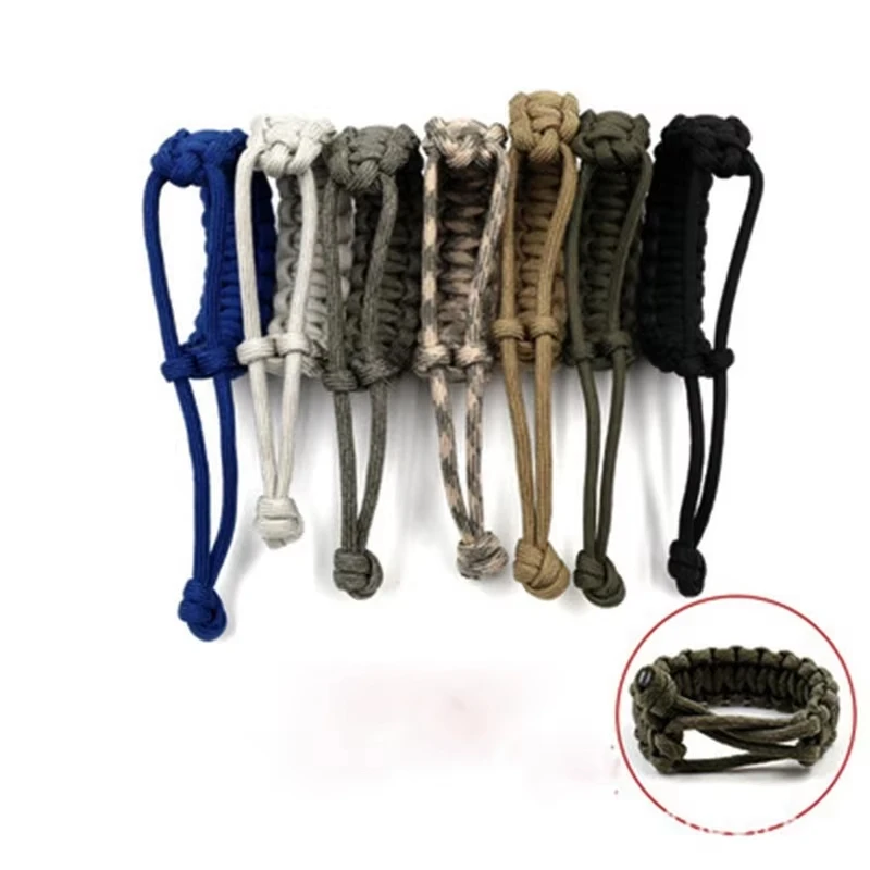 Adjustable 7-Color Survival Paracord Bracelet