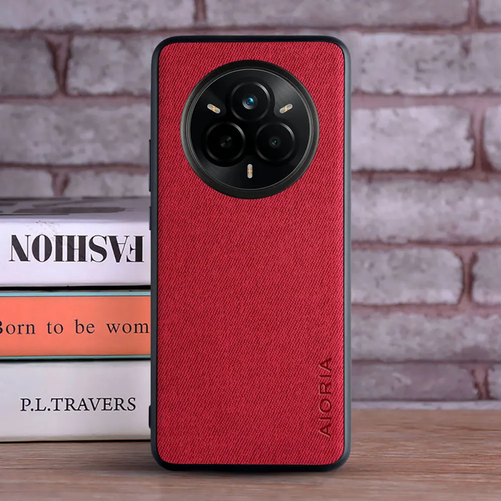 Luxury Textile Leather Soft Phone Case Cover