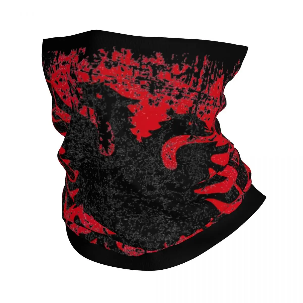 

Albania Flag Vintage Distressed Albanian Bandana Neck Cover Printed Balaclavas Magic Scarf Cycling Hiking Unisex Adult Summer