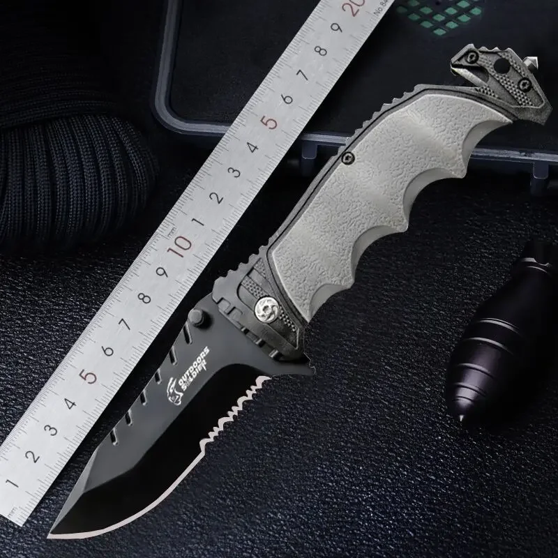 

Popular Outdoor Knife 7CR17MOV High Hardness Folding Knife Camping Survival Portable Folding Knife Canivete Damasco Dobravel