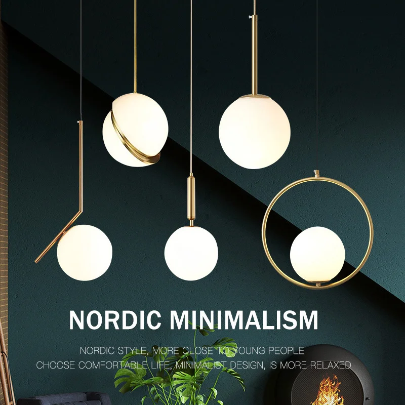 

Modern E27 LED Pendant Lights Iron Creative Chandelier Indoor Home Restaurant Bedside Bedroom Livingroom Lamp Led Light
