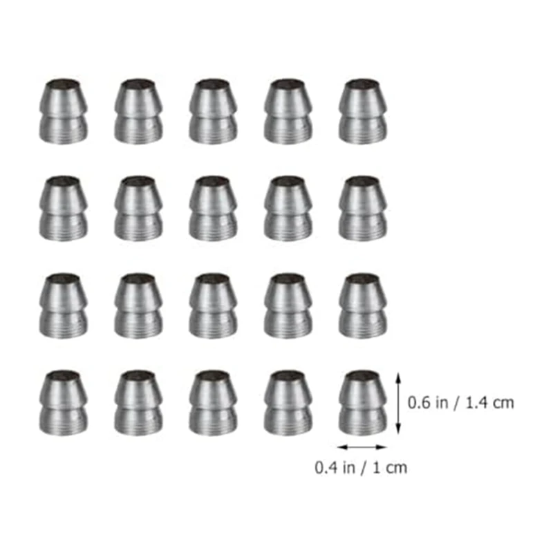 Cales de poignée de sécurité, remplacement de poignée, fer Foy, cales de fendage, poignée conique pour griffe, marteau, luge, 20 pièces