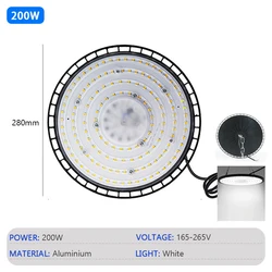Ultra - Bright UFO LED High Bay Lights - Waterproof Commercial & Industrial Lighting Solution (200W)