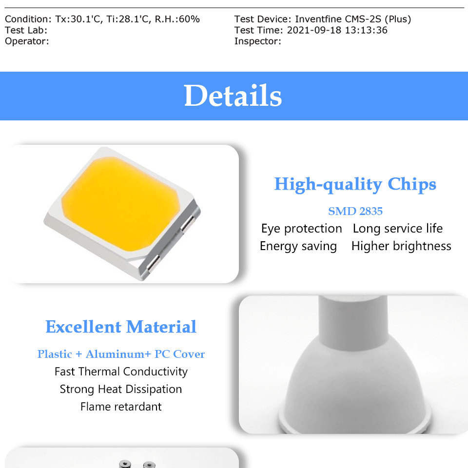 1-10PCS Led Spotlight GU10 GU5.3 MR16 3W 5W 6W 7W 8W Lighting Bulb 220V Indoor Lighting 3000k/6000k Home Decoration Bombillas