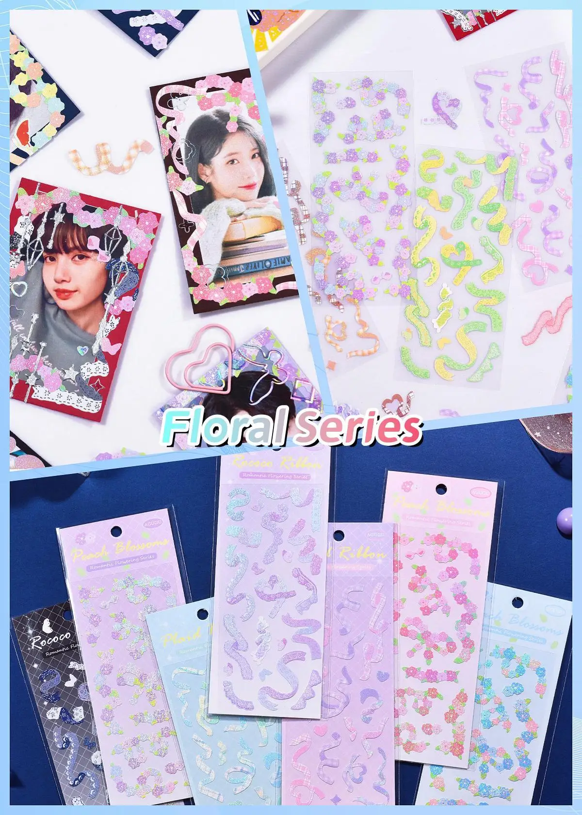 KPop Stickers Galore: Die ultimative Sammlung niedlicher ästhetischer und funkelnder koreanischer Aufkleber für Toploader Deco Journaling und mehr – Detail 12