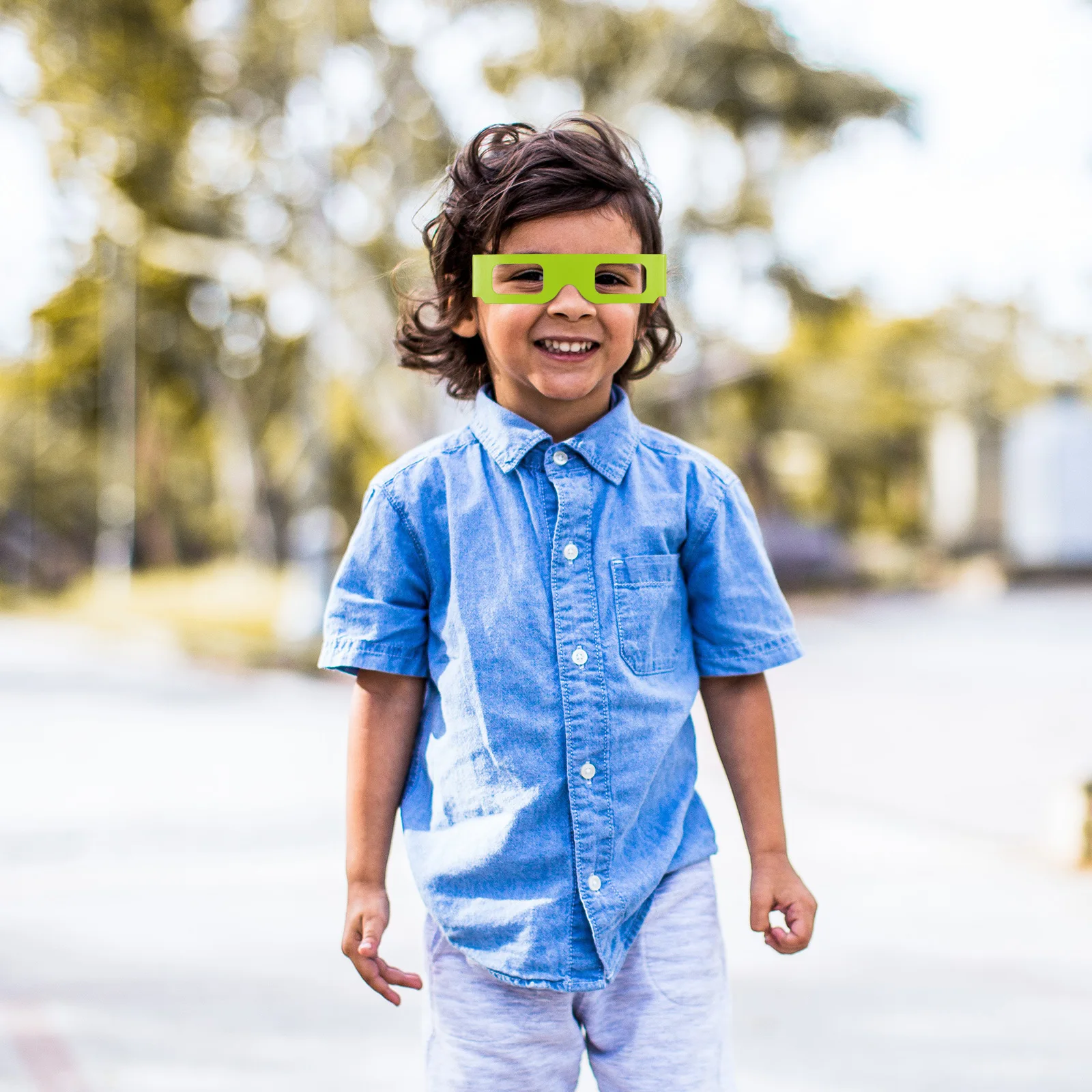 20 Pcs 3d Party Eyeglasses Kids Cardboard for Anaglyph Lights Child