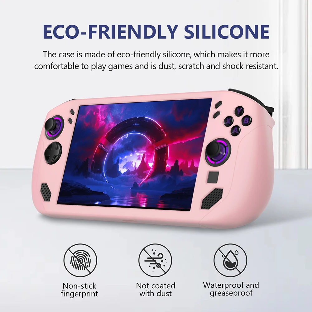 Silicone Protective Cover Handheld Game Console Anti-Scratch Case Anti-Drop Soft Shell For Legion Go S Gaming Consoles Accessory