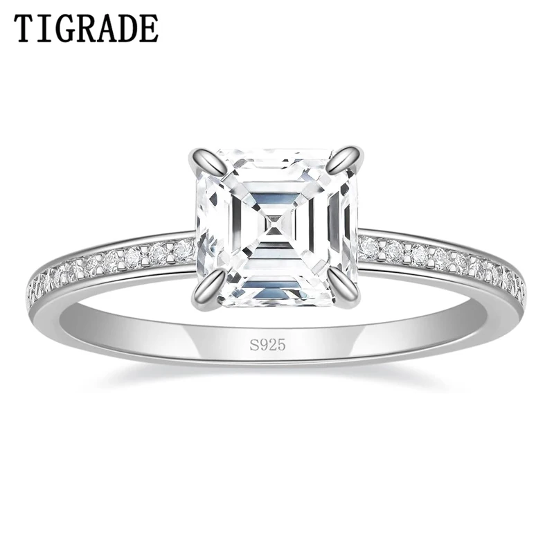 

Женское Обручальное кольцо из серебра 925 пробы, с фианитом