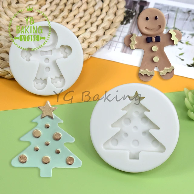 Silicone Molds Home Christmas Gingerbread  Silicone Gingerbread Fondant  Mould - 3d - Aliexpress