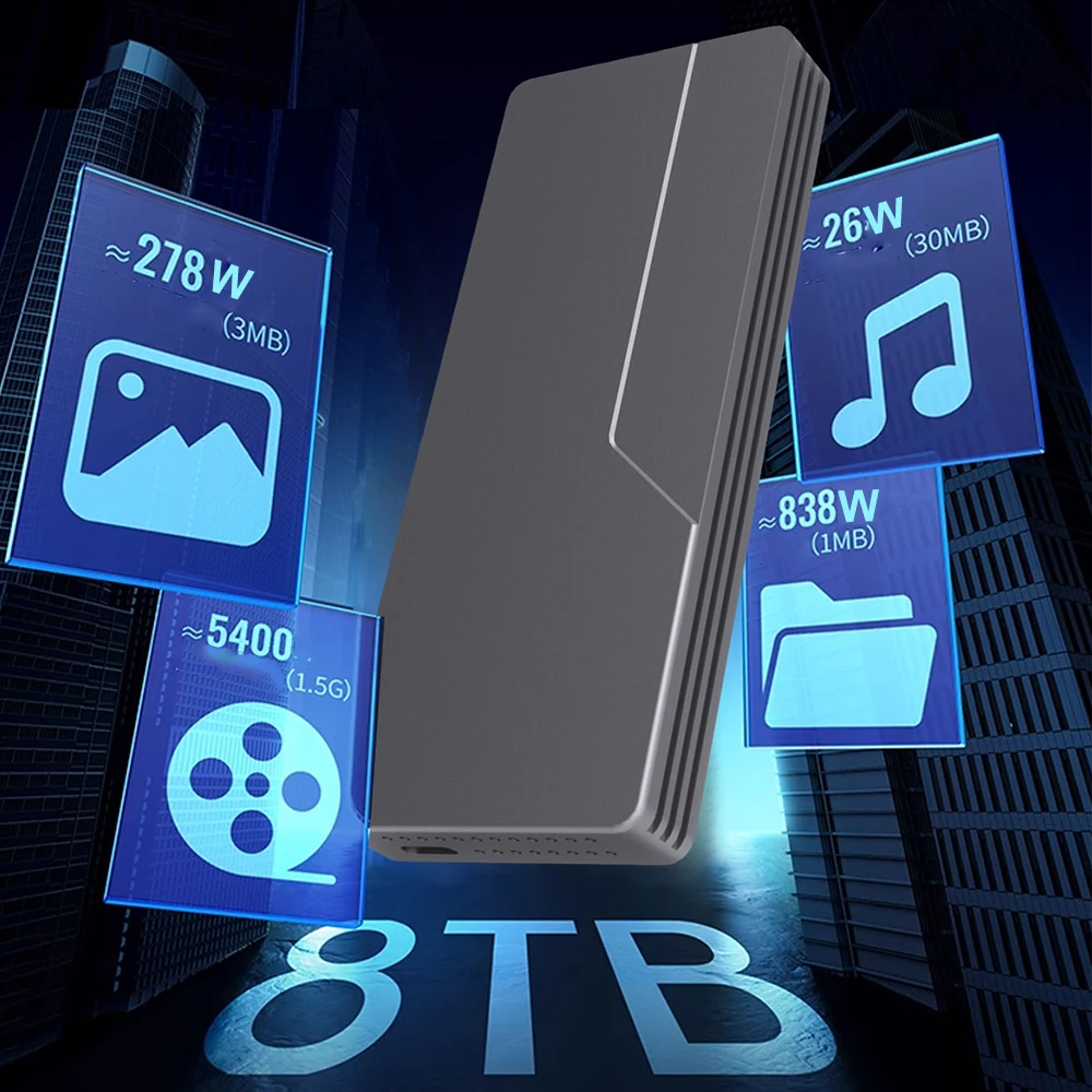 USB4 40Gbps NVMe SSD 외장 케이스 8TB 내장 쿨링 M.2 NVME PCIE 케이스 알루미늄 케이스 썬더볼트 4/3 호환