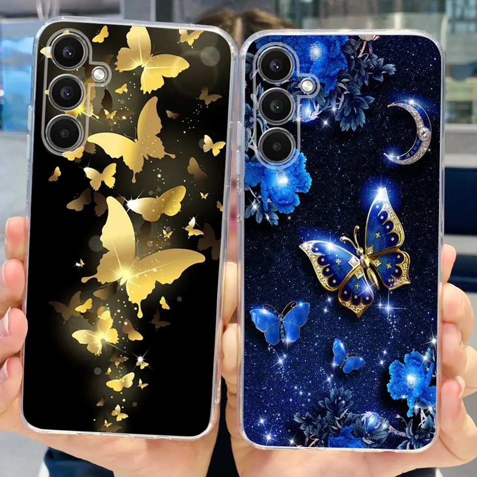 Stylish Cat Painted Silicone TPU Phone Case