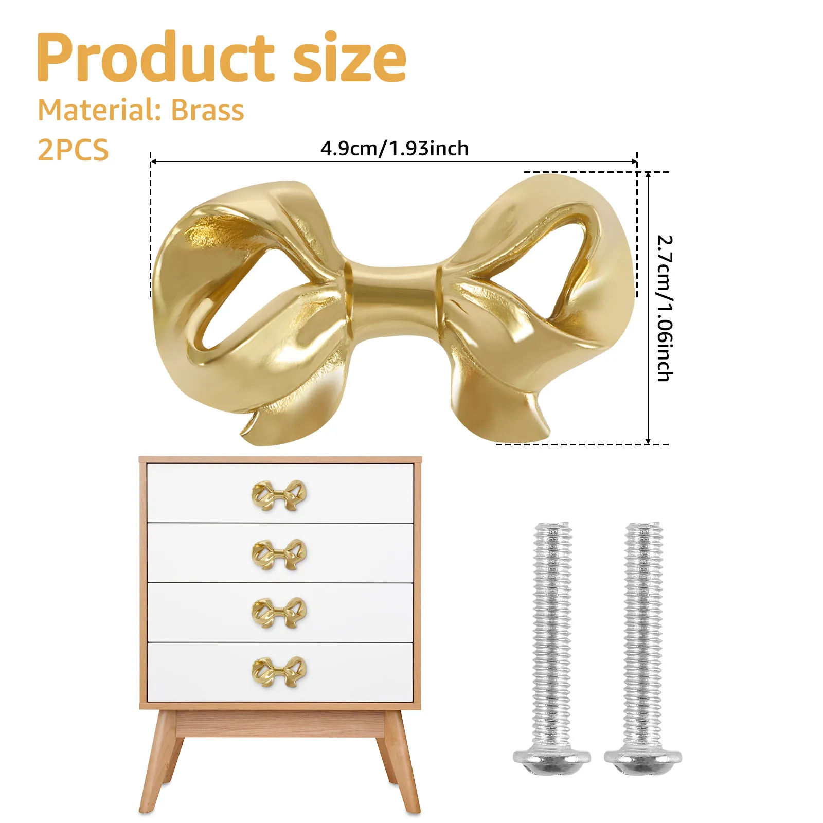 Upgrade Your Home with Elegant Gold Bow Door Knobs: A Detailed Review &  Practical Guide
