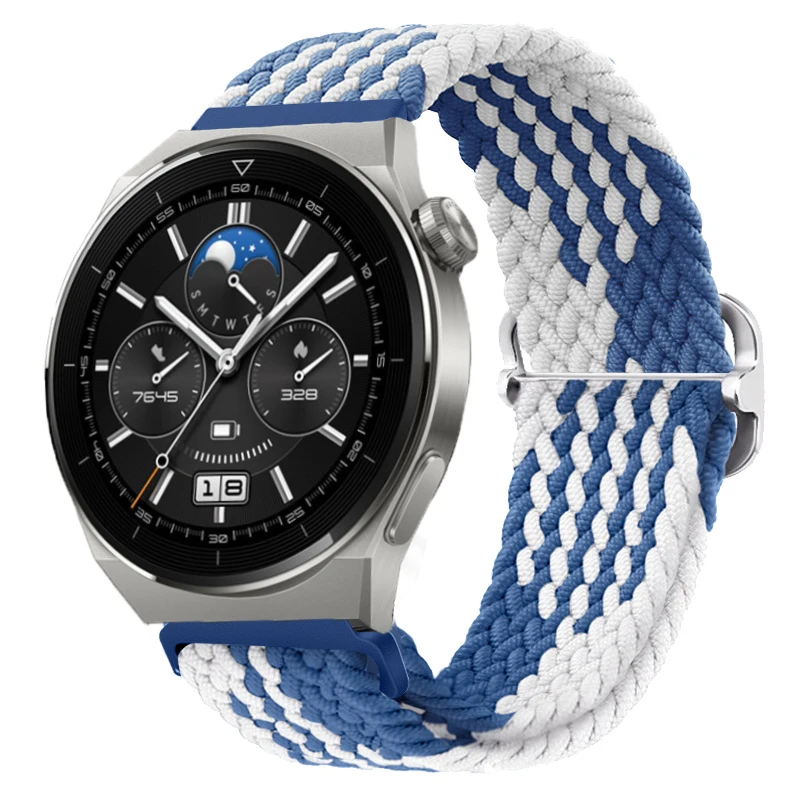 Braided Nylon Loop Smartwatch Strap - Universal Fit, 20/22mm