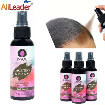 방수 레이스 틴트 멜팅 무스 스프레이 컨실러, 레이스 클로저 프론트 가발 토피 에지 컨트롤, 레이스 틴트 스프레이 멜트 폼