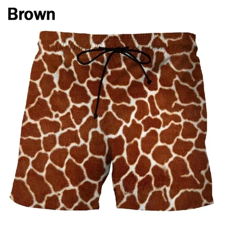Animal Skin Graphic Beach Shorts For Men 3d Printed Casual Cool Funny Swimming Shorts Streetwear High Elastic Breathable Trunks 5
