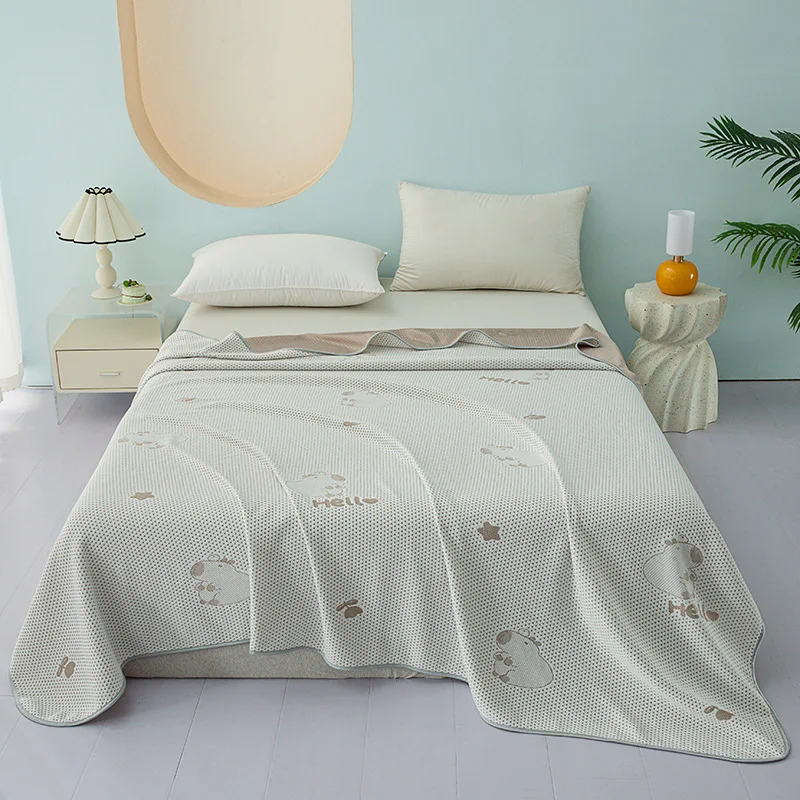 لحاف مكيف الهواء خفيف الوزن، صديق للبشرة، بطانية ص...