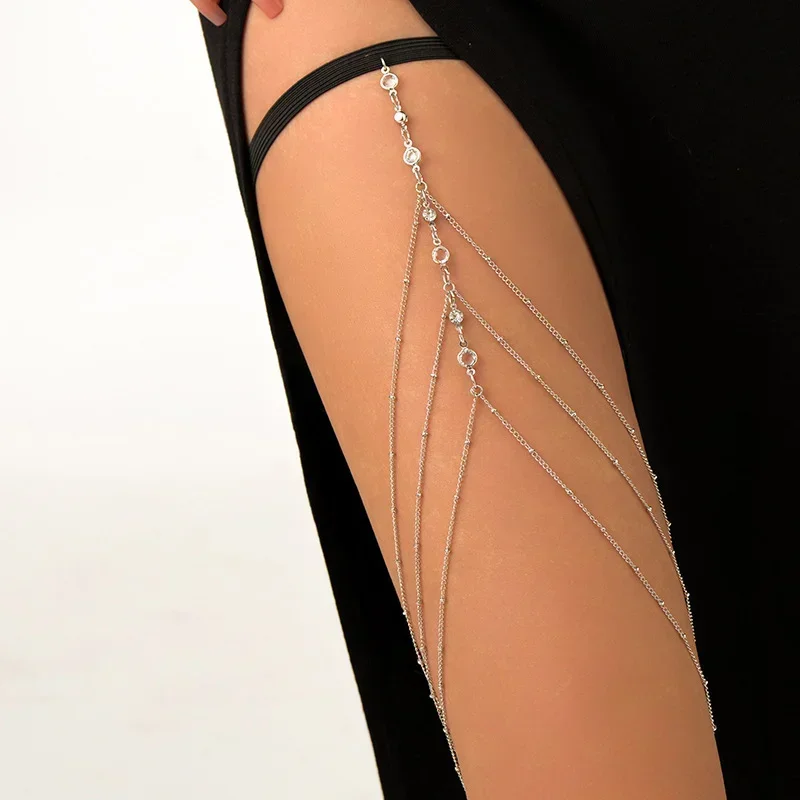 Body Chain Stainless steel Bohemian Chain Simple Star Double-layer for Women