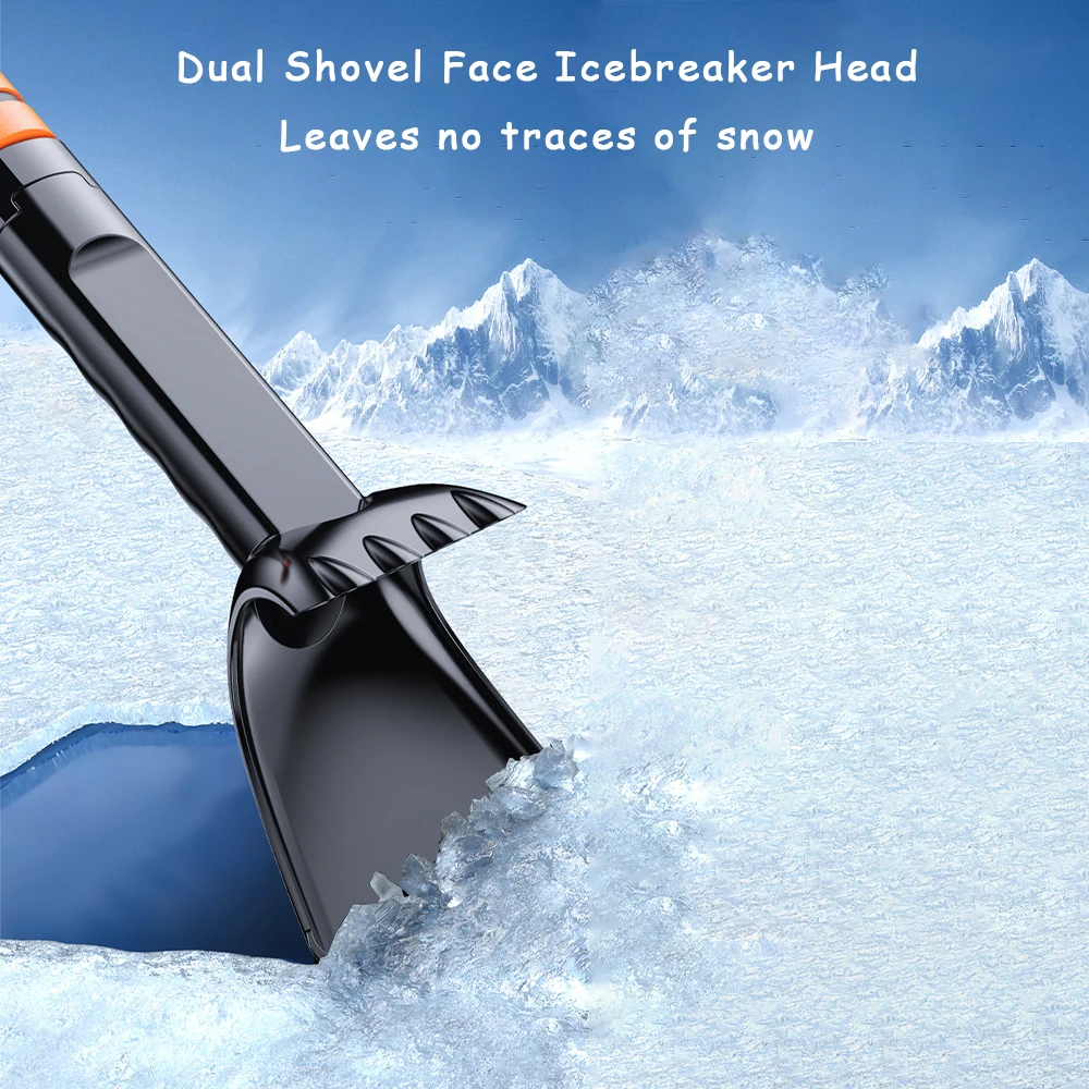 1 Set Car Glass Winter Ice Removing Brush Shovel Tools Retractable Car Snow Glass Remover Cleaner Tool Wash Accessories windshield shovel snow shovel car snow brush snow ice scraper ice deicing tool