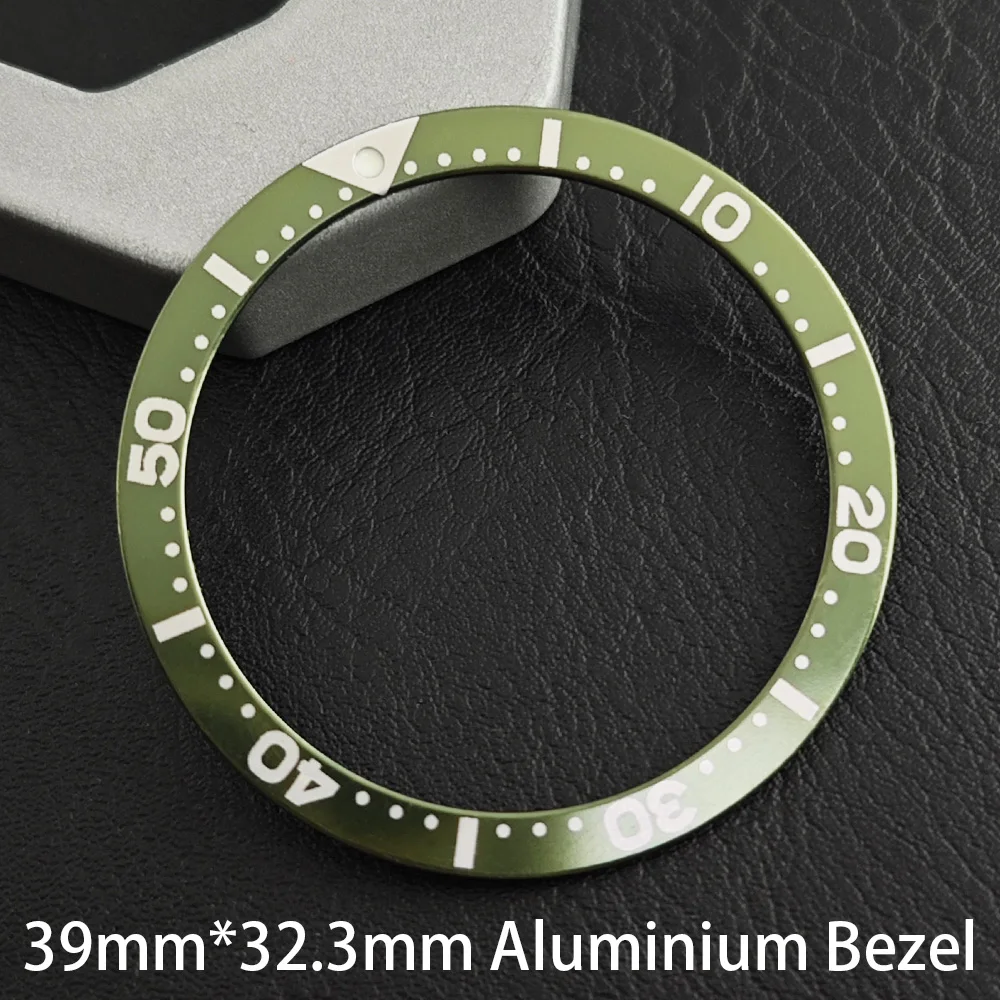 Premium Flat Aluminium Watch Bezel - 39mm Replacement Part for Men's Mechanical Watch