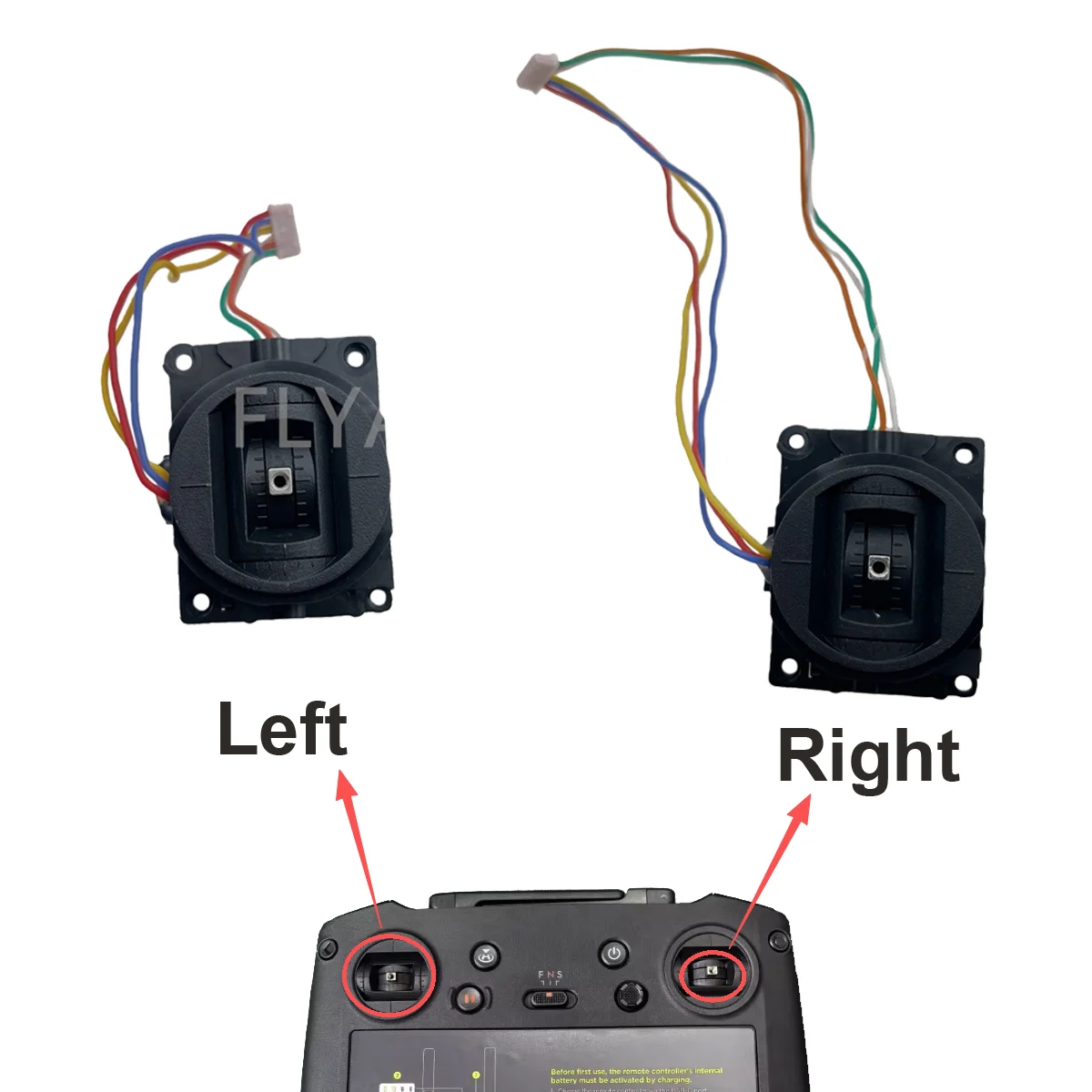 Bras de drone DJI gauche/droit - Pièce de rechange originale