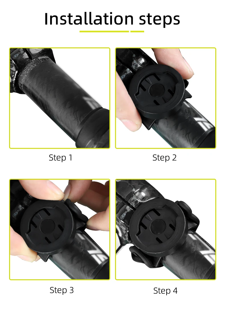 RRSKIT 360 Grad drehbarer MTB-Rennrad-Lenkerhalter für Garmin IGPSPORT WAHOO XOSS Fahrradcomputerhalterung – Detail 8