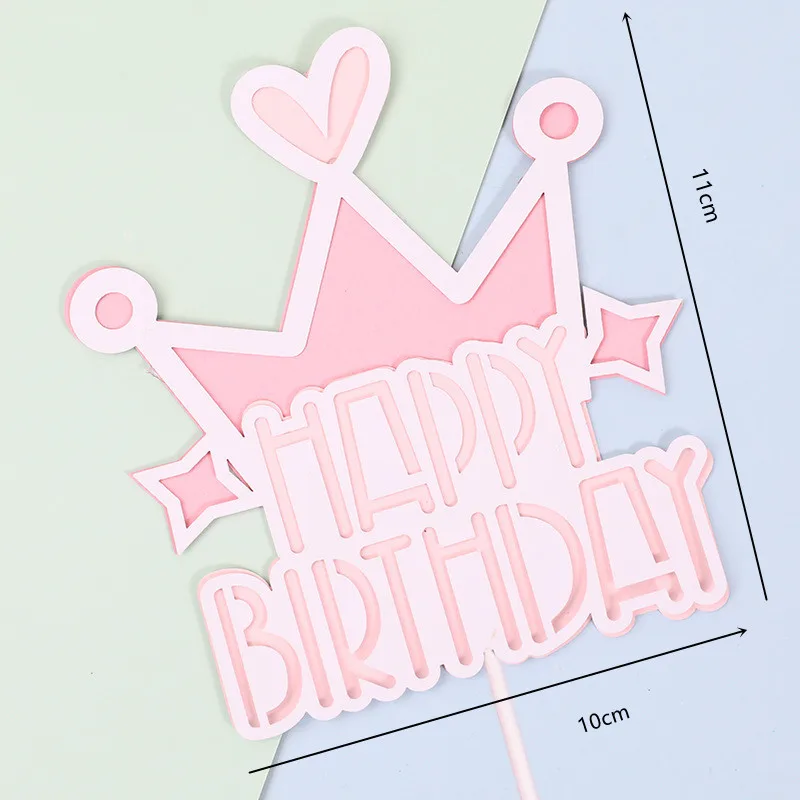 Kit Décoration Anniversaire Fille 4 Ans – Couronne + Drapeau à Message « 4 Ans » – Thème Princesse, Qualité Fête