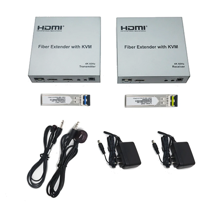 HDMI KVM  ͽٴ, LC  ̺, HDMI- Ʈù  ͽٴ, Ű 콺 , 20km, 4K, 60Hz
