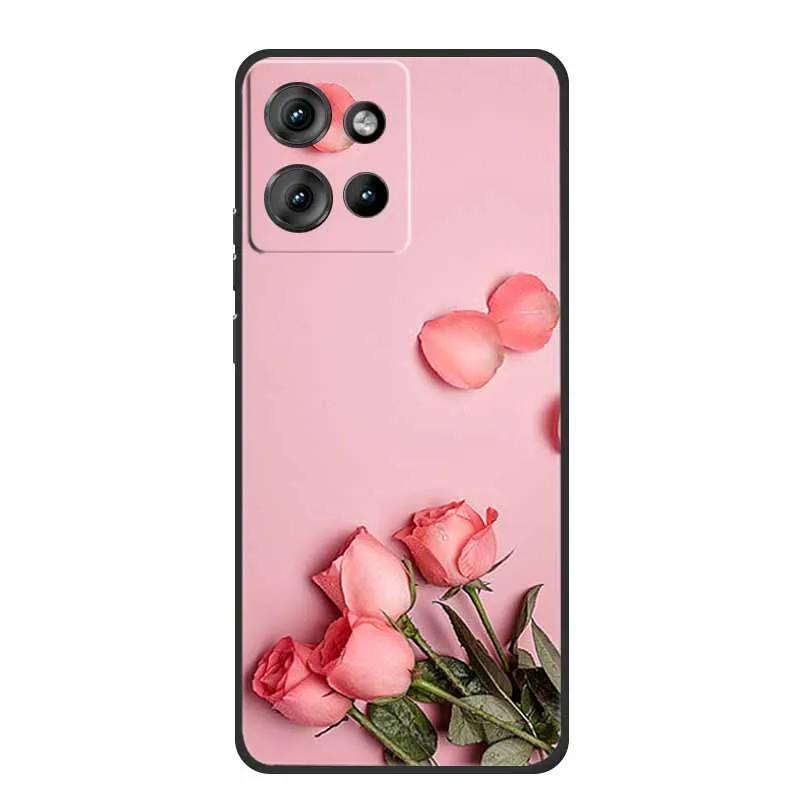 Sleek Black Shockproof TPU Silicone Phone Case - Soft Protective Back Cover 6.7 Coque