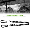 Steel Hanging Chair Chain With 2 Carabiners, Heavy Duty Porch Swing Hammock Chain Kit,For Hammock Swings(66Cm) 3