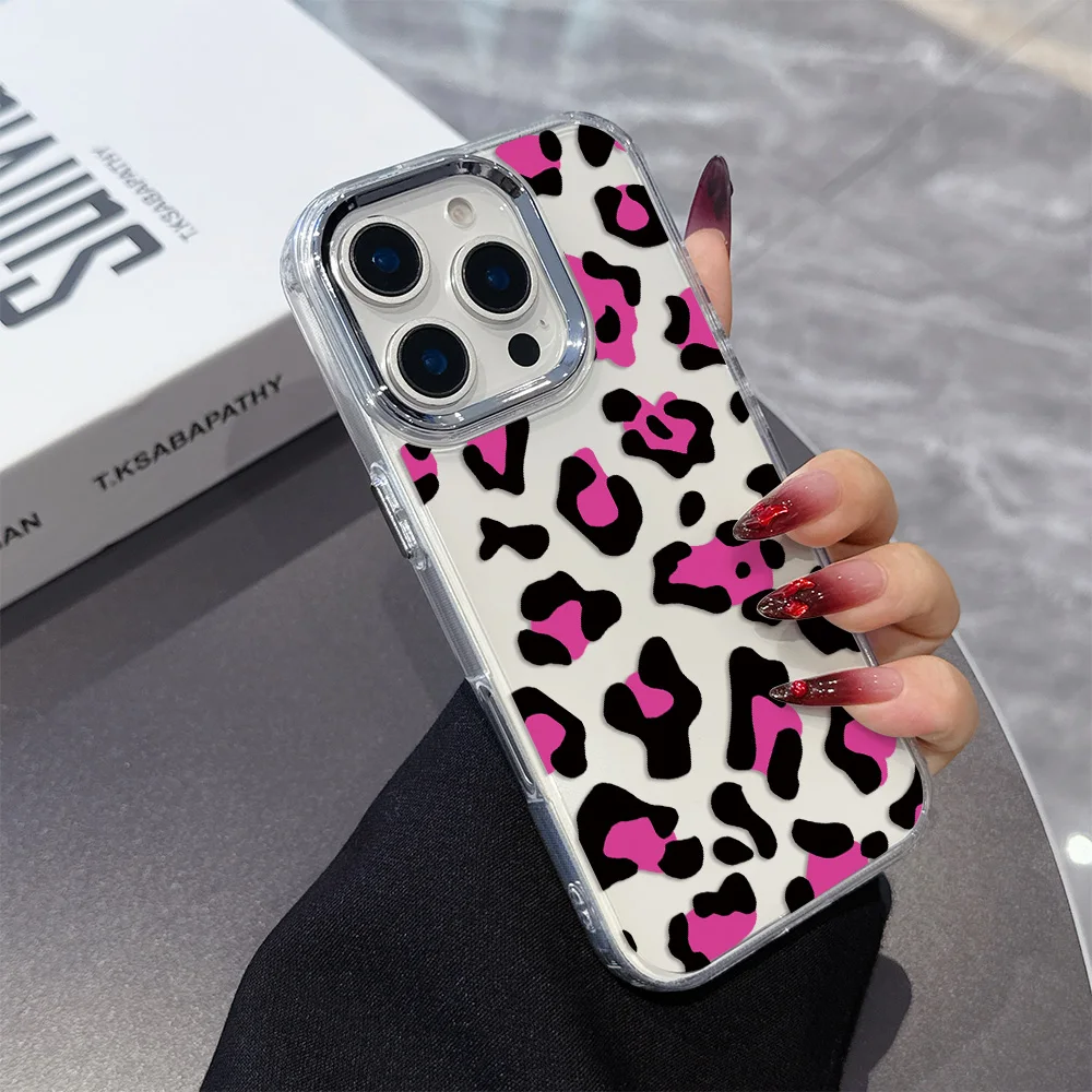 Chic Brown Leopard Pattern Phone Case – Fashionable Protective Cover