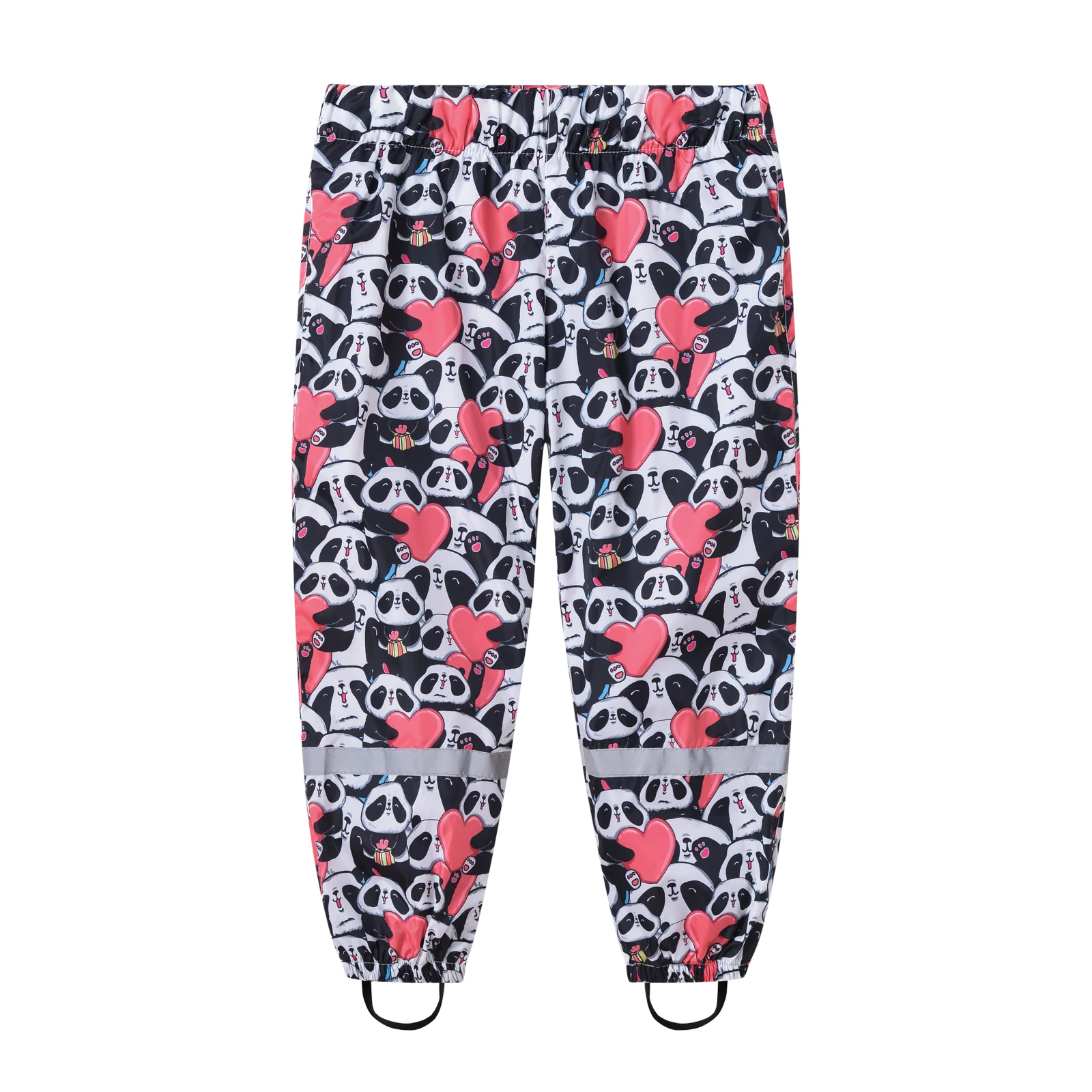 بنطال بخصر مرن للأولاد والبنات ، بنطال كاجوال للجوكر ، مقاوم للماء ، مطبوع لطيف ، دواسة