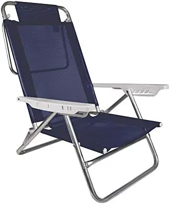 

Reclinável Summer Azul Royal Cadeiras Espreguiçadeiras