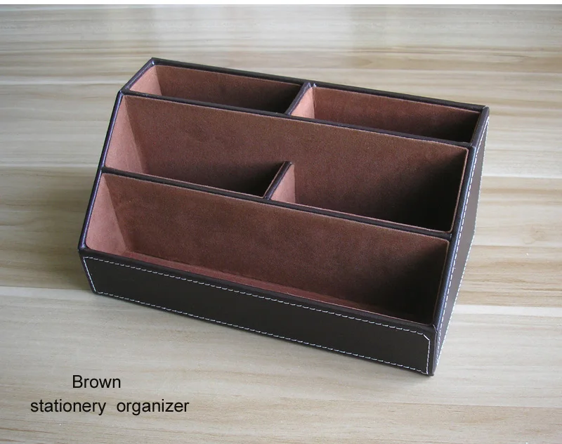 PU leather office stationery organizer pen holder pencil case file folder a4 conference clipboard card note case K257 8PCS/set
