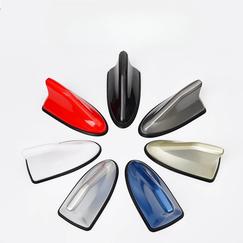 Car Radio Antenna Car shark fin antenna second generation antenna tail with signal radio decoration without punching car accessories