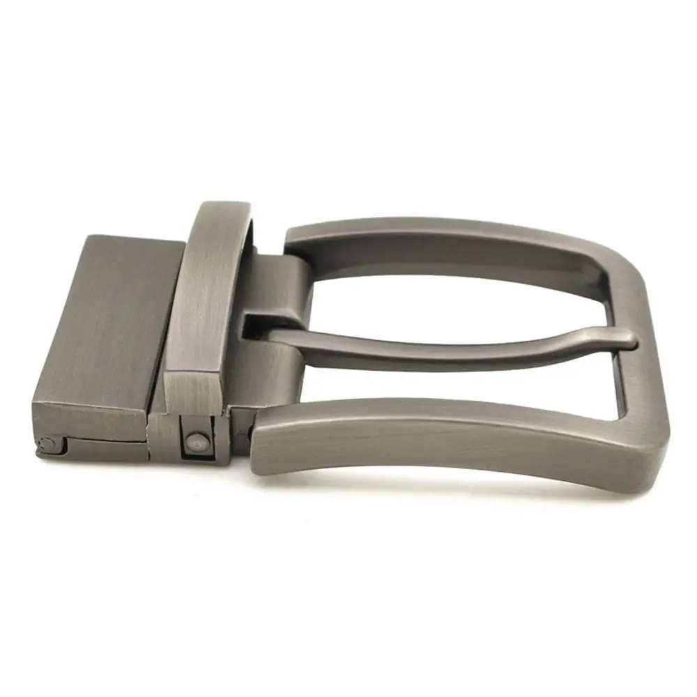 Men's Rotatable Metal Pin Belt Buckle for DIY Leather Craft and Jeans Accessories