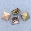 10PCS Wholesale Square Metal Buttons High-grade Sweater Coat Fashion Clothing Vintage Buttons 6
