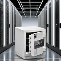 Fireproof Anti-Theft Security Safe Deposit Box Fingerprint Lock Steel Material for Home Bank Office or Hotel Use 2