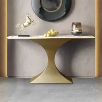 Table Console esthétique entrées modernes Table minimaliste rangement Unique Mesita Recibidor De Entrada meubles De salon 3