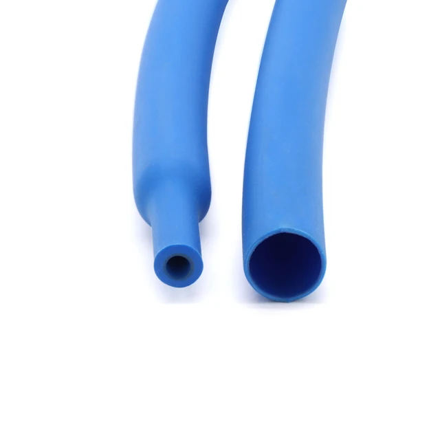2M 1.6/2.4/3.2/4.8/6.4/7.9/9.5/12.7 mm Dual Wall Heat Shrink Tube Thick Glue 3:1 Shrinkable Tubing Adhesive Lined Wrap Wire Kit Blue