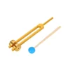 New Aluminum Alloy Tuning Forks,111Hz Tuning Fork with Hammers for Nervous System Testing Sound Healing Therapy,Gold 2