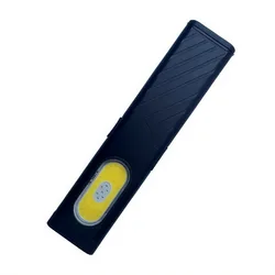 Rechargeable LED Keychain Flashlight - 550LM Mini Pocket Torch with Magnet for Emergency and Work Light (Black)