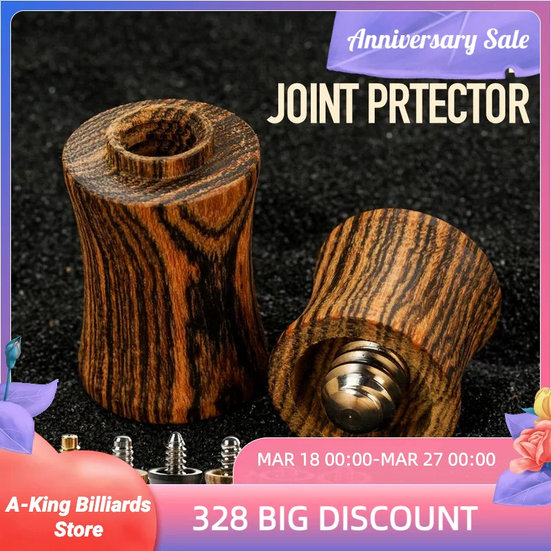 Solid Wood Joint Protector Ebony Bocote Rosewood Radial Pin 5/16-14 3/8-11 3/8-10 Wavy Pin Uni-Loc Joint Caps Billiard Accessory