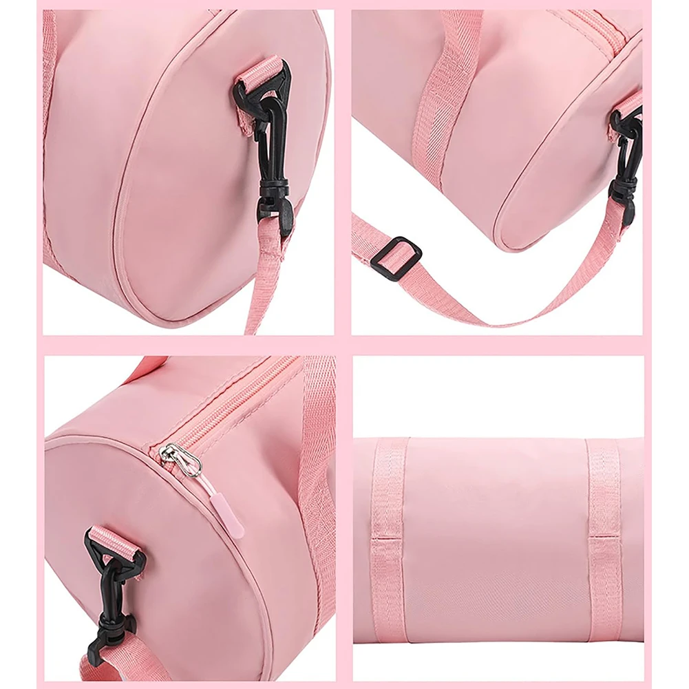 Ballerina Bag Solid Color Small Duffle Bag Lightweight Dance Jazz Storage Bag for Fitness Workout Travel Dance Ballet Swim