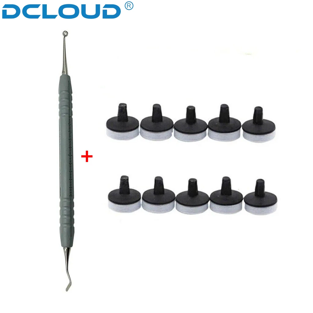 Dental Resin Filling & Molding Kit with Veneer Foam Pads & Composite Spatula Handle
