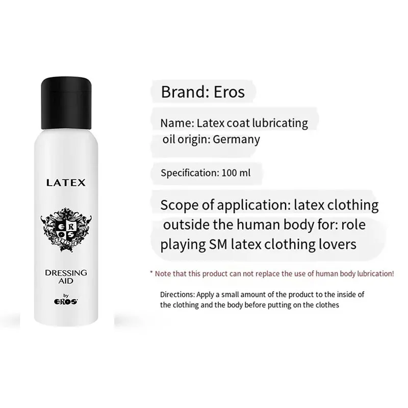 Lattice Shining Spray Eros Specials Care Latex Dressing Aid Care Latex Lingerie Body In Lattice Lucido Shining
